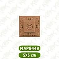 MAP8449-5*5*1,2  Ahşap Oyma Aplik