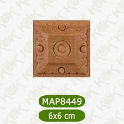 MAP8449-6*6*1,2 Ahşap Oyma Aplik