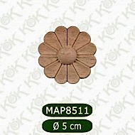 MAP8511-5*5*1 Ahşap Oyma Aplik