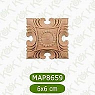 MAP8659-6*6*1 Ahşap Oyma Aplik MAP8659-6*6*1 Ahşap Oyma Aplik
