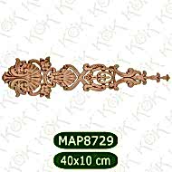 MAP8729-40*10*0,8 Ahşap Oyma Aplik