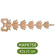 MAP8758-40*10*0,8 Ahşap Oyma Aplik