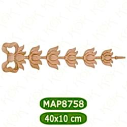 MAP8758-40*10*0,8 Ahşap Oyma Aplik