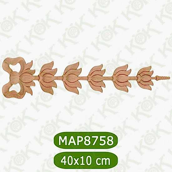 MAP8758-40*10*0,8 Ahşap Oyma Aplik