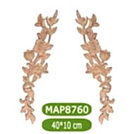MAP8760-40*10*1,4 Ahşap Oyma Aplik