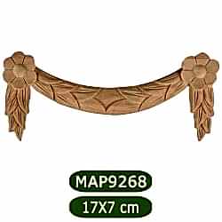 MAP9268-17*7*1 Ahşap Oyma Aplik