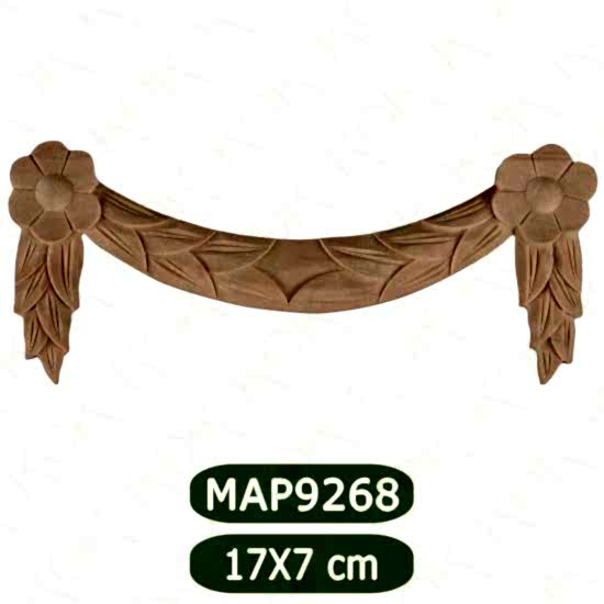 MAP9268-17*7*1 Ahşap Oyma Aplik
