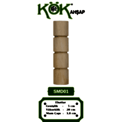 SMD01-20 Ahşap Şamdan