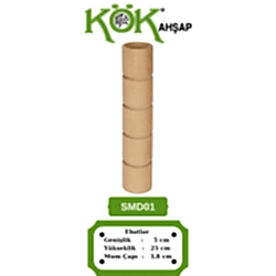 SMD01-25 Ahşap Şamdan SMD01-25 Ahşap Şamdan