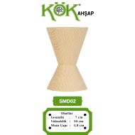 SMD02-10 Ahşap Şamdan