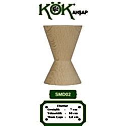 SMD02-10 Ahşap Şamdan