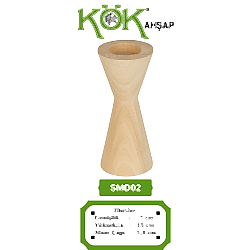 SMD02-15 Ahşap Şamdan SMD02-15 Ahşap Şamdan