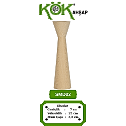 SMD02-25 Ahşap Şamdan