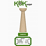 SMD03-15 Ahşap Şamdan