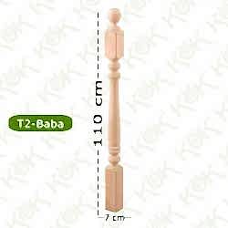 T2 Merdiven Babası Şişe Modeli 7*7*110 Cm KAYIN