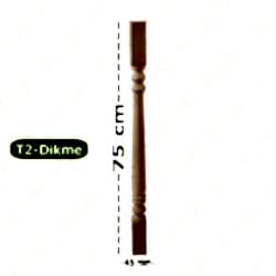T2 Merdiven Dikmesi Şişe Modeli 4.5*4.5*75 Cm Çam