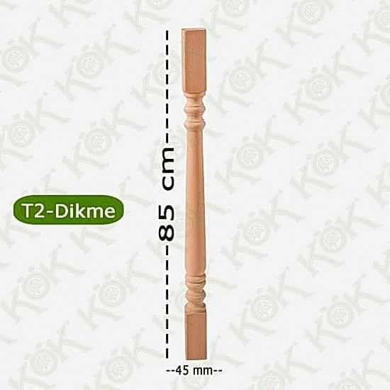 T2 Merdiven Dikmesi Şişe Modeli 4.5*4.5*85 Cm Çam