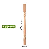 T2 Merdiven Dikmesi Şişe Modeli 4.5*4.5*75 Cm Kayın