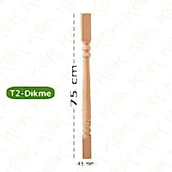 T2 Merdiven Dikmesi Şişe Modeli 4.5*4.5*75 Cm Kayın