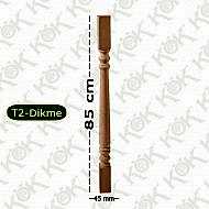 T2 Merdiven Dikmesi Şişe Modeli 4.5*4.5*85 Cm Kayın