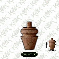 TA01-100-80 Ahşap Torna Koltuk Ayağı TA01-100-80 Ahşap Torna Koltuk Ayağı