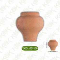 TA03-100-100 Ahşap Torna Koltuk Ayağı TA03-100-100 Ahşap Torna Koltuk Ayağı