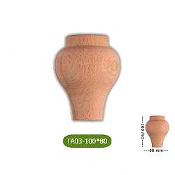TA03-100-80 Ahşap Torna Koltuk Ayağı TA03-100-80 Ahşap Torna Koltuk Ayağı