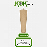 TA30-150-50 Ahşap Torna Konik Koltuk Ayağı TA30-150-50 Ahşap Torna Konik Koltuk Ayağı