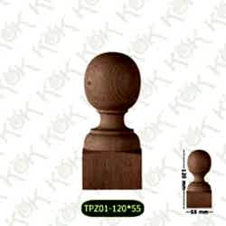 TPZ 01-120*55 Mm Ahşap Topuz TPZ 01-120*55 Mm Ahşap Topuz