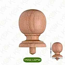 TPZ 02-120*90 Mm Ahşap Topuz TPZ 02-120*90 Mm Ahşap Topuz