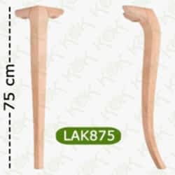 LAK875 Kulaklı Avangard Lükens Ayak 8*8*75