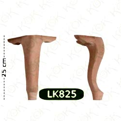 LK825 Kulaklı Klasik Lükens Ayak 8*8*25