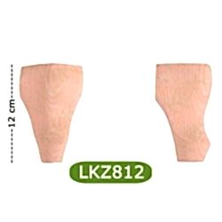 LKZ812 Kulaksız Lükens Ayak 8*8*12
