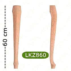 LKZ860 Kulaksız Lükens Ayak 8*8*60
