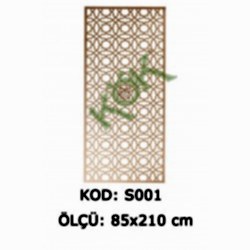 S001 MDF Seperatör Serpme 210*85 Cm