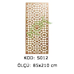 S012 MDF Seperatör Yıldız-2 210*85 Cm