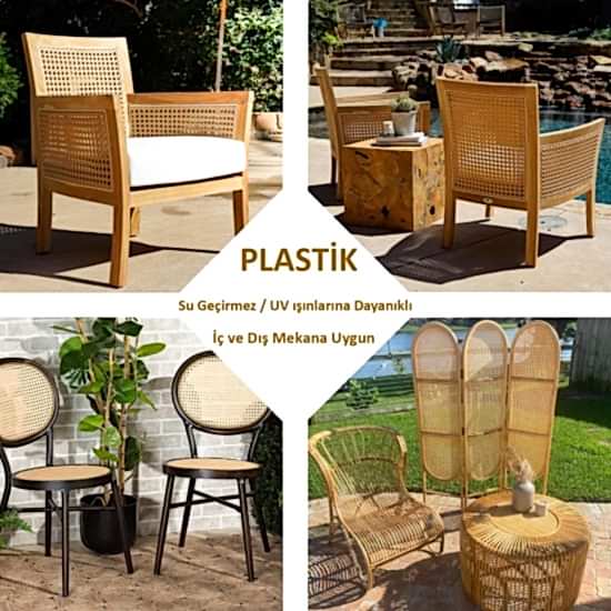 Pvc Delikli Hasır Doğal Renk 45 Cm Pvc Delikli Hasır Doğal Renk 45 Cm