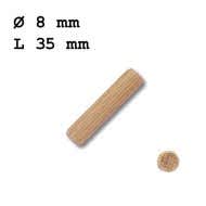 Ahşap Kesik Kavela 8*35 mm 1000 Adet Ahşap Kesik Kavela 8*35 mm 1000 Adet