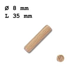Ahşap Kesik Kavela 8*35 mm 250 Adet