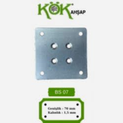 KARE 7*7 AYAK BAĞLANTI SACI