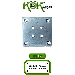 KARE 7*7 AYAK BAĞLANTI SACI