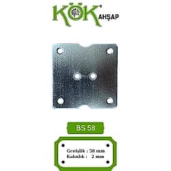 KARE 5,8*5,8 AYAK BAĞLANTI SACI