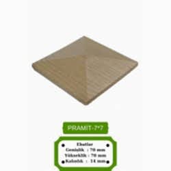 Pramit 7*7 Ahşap Kayın Pramit