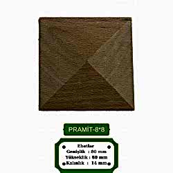 Pramit 8*8 Ahşap Kayın Pramit
