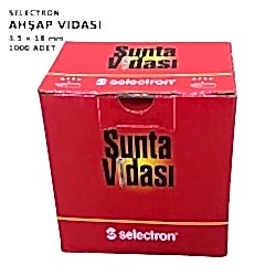 Selectron Ahşap Vidası 3.5×18 – 1000 Adet